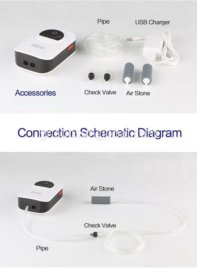 Η ηλεκτρική αντλία αέρα υψηλής ποιότητας Sunsun υψηλής ποιότητας για ενυδρείο